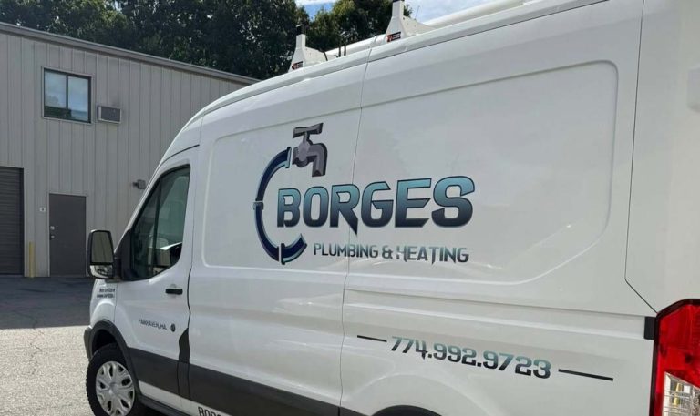 borges plumbing & heating van